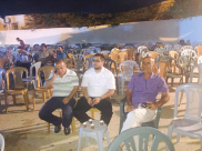 الهيئة الاسلامية بيافا تشارك بخيمة عزاء الطفل علي دوابشة في قرية دوما